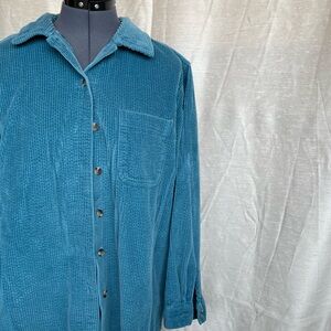 LL Bean Comfort Corduroy Relaxed Shirt, women’s M
